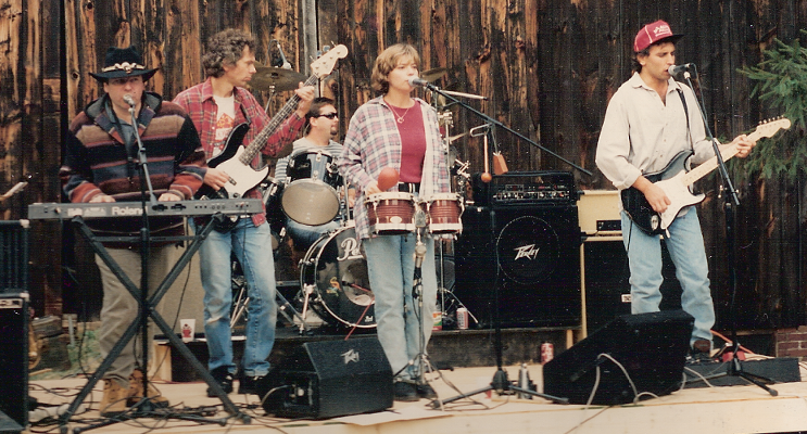 Rattlesnake Shake playing a private party Summer I think 1996 in Amesbury, Massachusetts